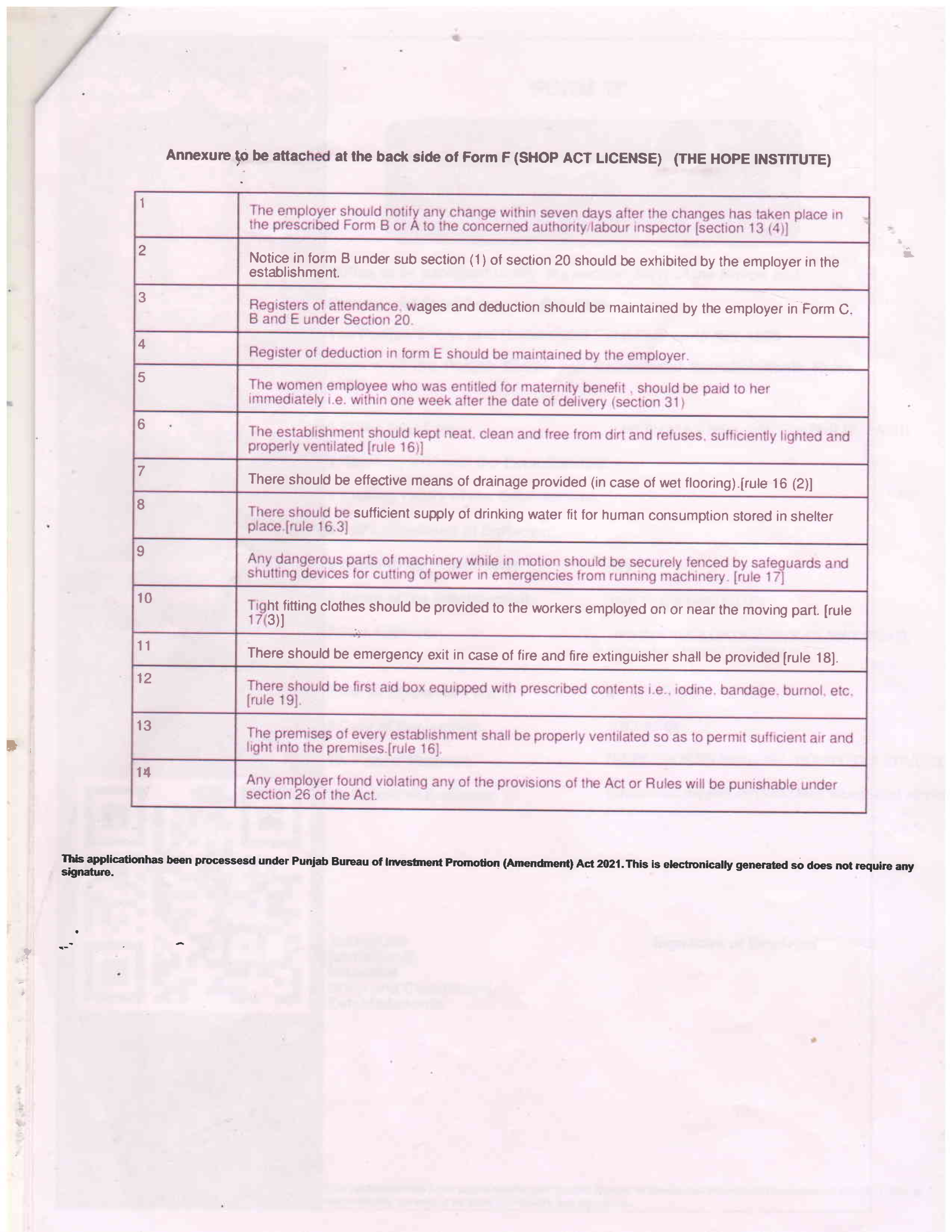 Form‑F Page 2